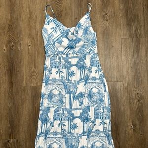 Forever 21 Print Silky Dress